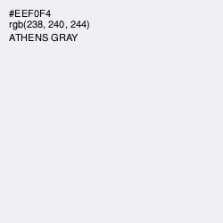 #EEF0F4 - Athens Gray Color Image